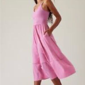 Athleta Elation V-neck Hybrid Dress | Size S | NWT